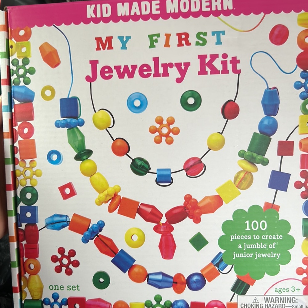 Kid made modern my first jewelry beads making-landing activity kits NWT - Picture 8 of 11